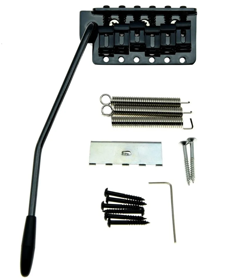 Partsland Tremolo Strat – Sada, Rozostup strún 10,5 mm, Čierne