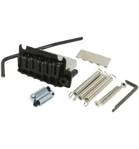 Gotoh 510TS-FE1 – 6-strunové tremolo s oceľovým blokom (ST-Style), Čierna