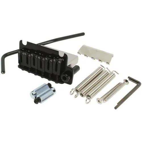 Gotoh 510TS-FE1 – 6-strunové tremolo s oceľovým blokom (ST-Style), Čierna