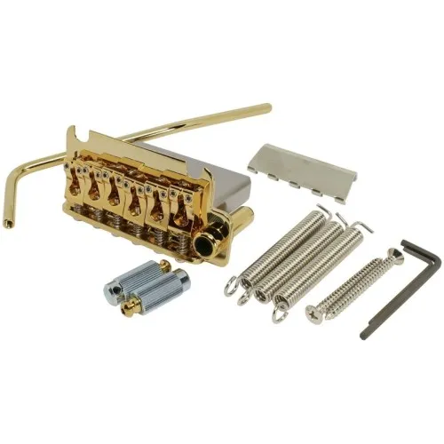 Gotoh 510TS-BS1 – 6-strunové tremolo s oceľovým blokom (ST-Style), Zlaté