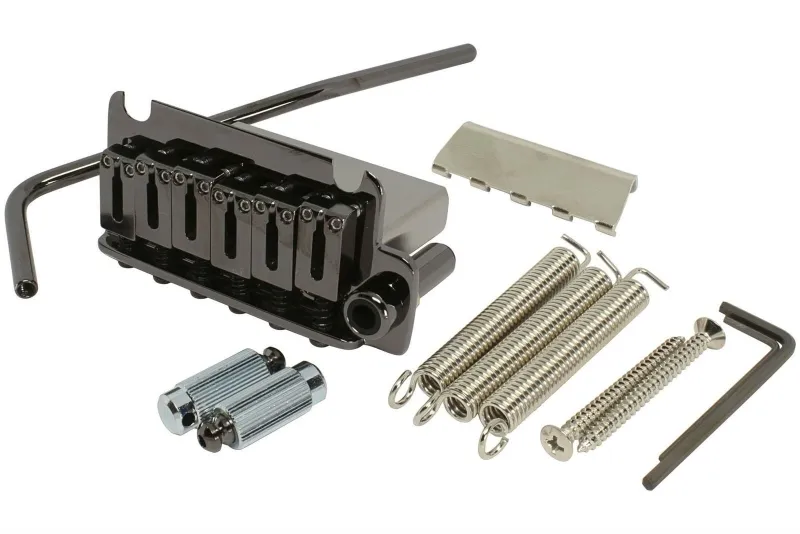 Gotoh 510TS-FE1 – 6-strunové tremolo s oceľovým blokom (ST-Style), Cosmo-black Gotoh 510TS-FE1 – 6-strunové tremolo s oceľovým blokom (ST-Style), Cosmo-black