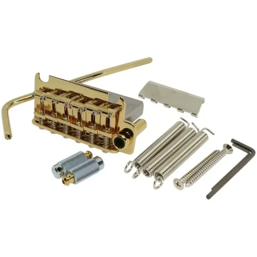Gotoh 510TS-SF1 – 6-strunové tremolo s oceľovým blokom (ST-Style), Zlaté
