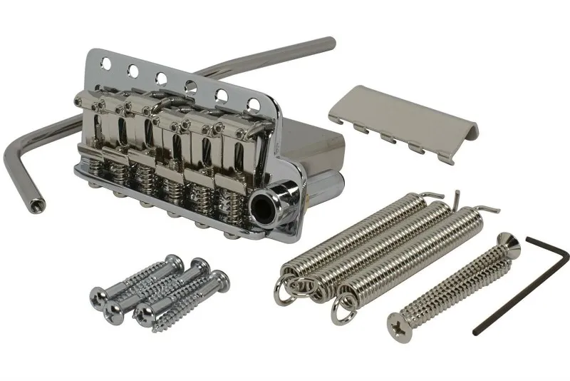 Gotoh 510TS-SF2 – 6-strunové tremolo s oceľovým blokom (ST-Style), Chrom
