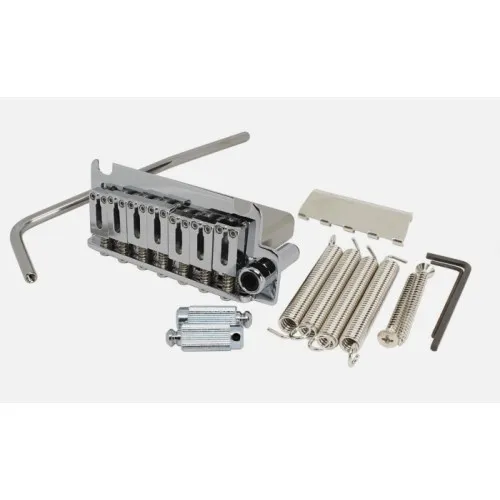 Gotoh NS510TS-FE7 – 7-strunové tremolo s oceľovým blokom (ST-Style), Chróm