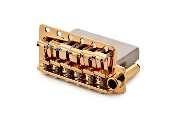 Gotoh 510TS-SF2 – 6-strunové tremolo s oceľovým blokom (ST-Style), Zlaté Gotoh 510TS-SF2 – 6-strunové tremolo s oceľovým blokom (ST-Style), Zlaté