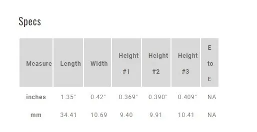 GraphTech String Saver FloydRose Style Saddles set 6 strún PG-0080 Čierna