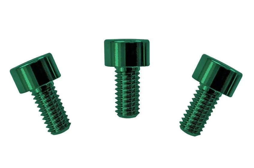 Floyd Rose FRNCSGNP – Skrutky zámku strún z nehrdzavejúcej ocele, Zelené