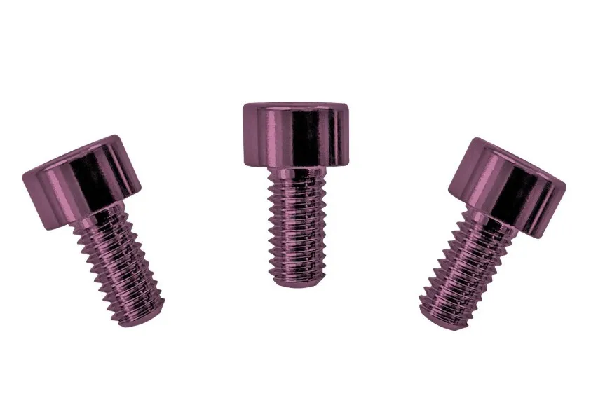 Floyd Rose FRNCSPKP – Skrutky zámku strún z nehrdzavejúcej ocele, Ružové