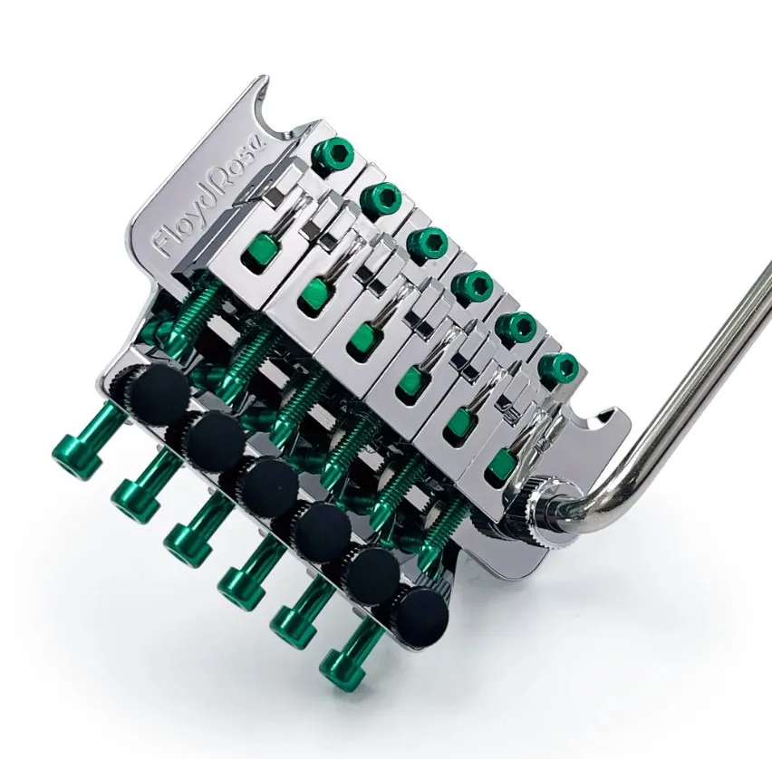 Floyd Rose FROSLIGNP – Blok zámku struny z ocele, Zelený