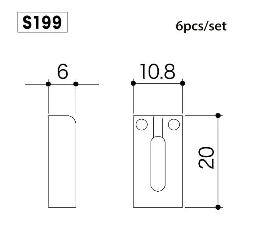 Gotoh S199 Sada Sediel Pre Elektrickú Gitaru Chrom