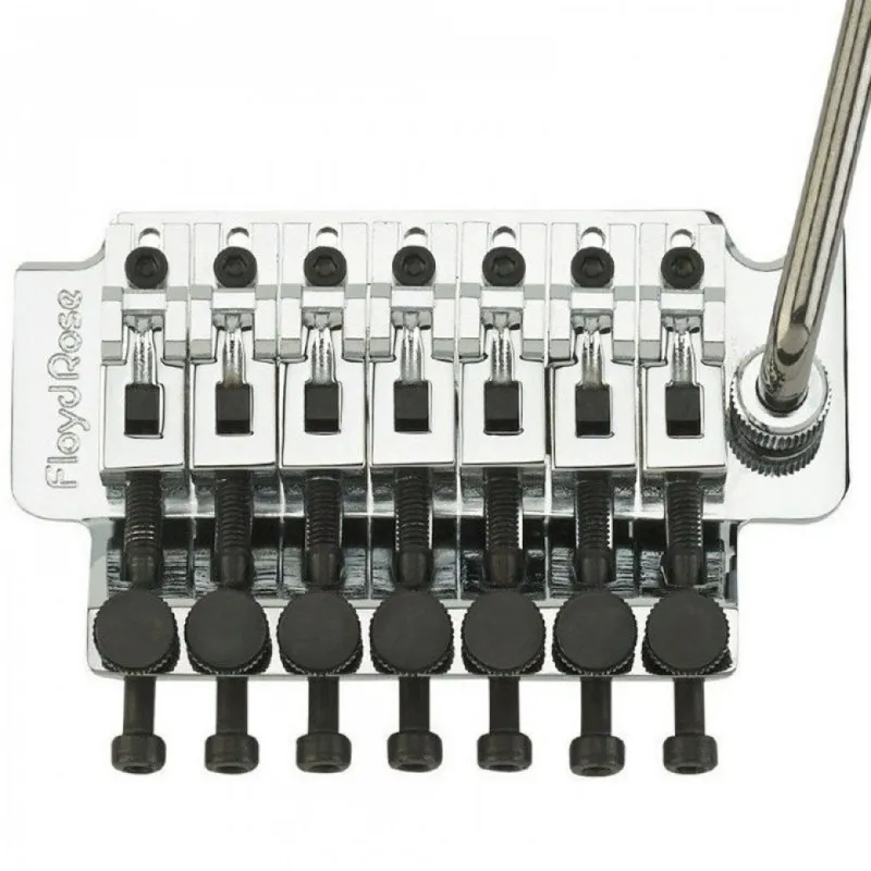 Floyd Rose FRTS100 Original tremolo systém pre 7-strunovú gitaru – Chróm
