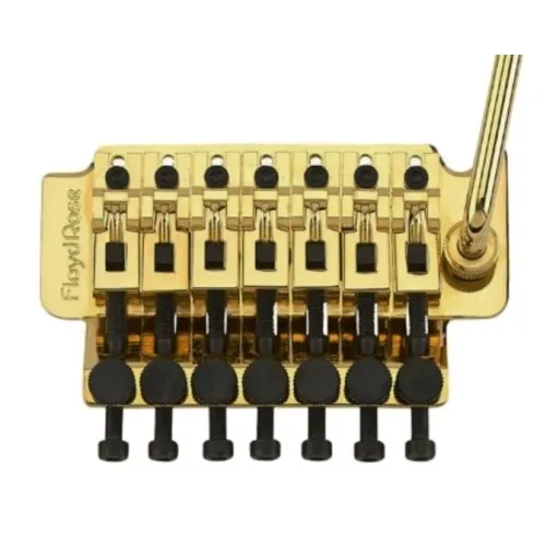 Floyd Rose FRTS300 Original tremolo systém pre 7-strunovú gitaru – zlatá