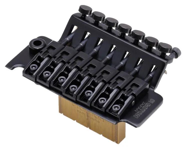 Gotoh GE1996T-7 – 7-strunové Floyd Rose tremolo, Čierna