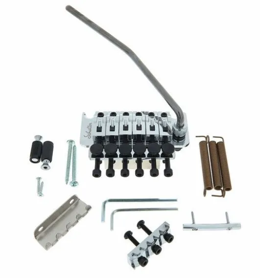 Schaller LockMeister® 6 – 6-strunový prémiový tremolo systém, Chrom
