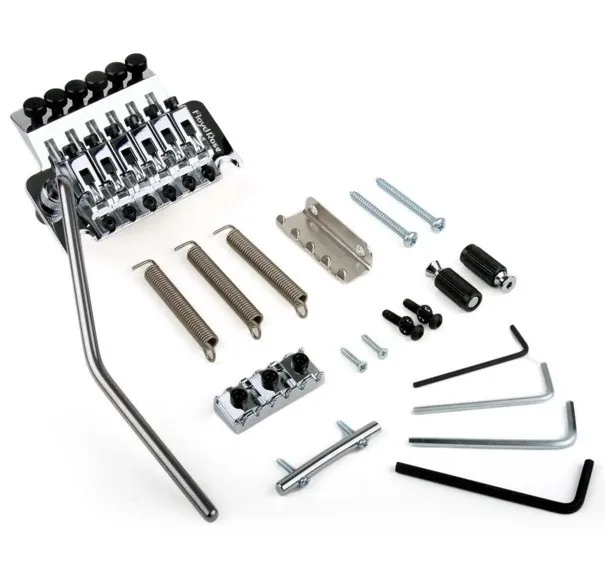 Floyd Rose FRTP1000 tremolo systém pre 6-strunovú gitaru – Chróm