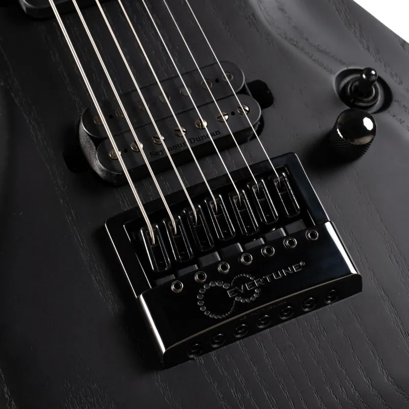 EverTune F7-model – Kobylka pre 7-strunovú gitaru, typ Strat Čierny Nikel EverTune F7-model – Kobylka pre 7-strunovú gitaru, typ Strat Čierny Nikel