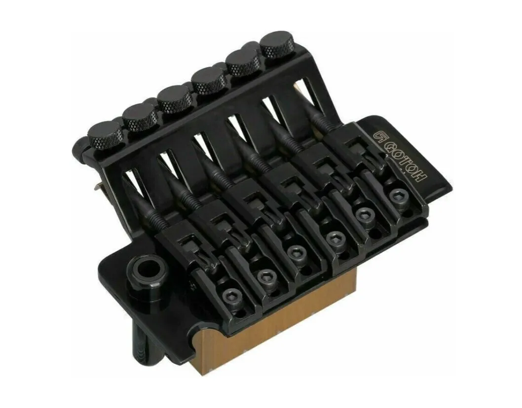 Gotoh GE1996T – 6-String Floyd Rose Tremolo, Black