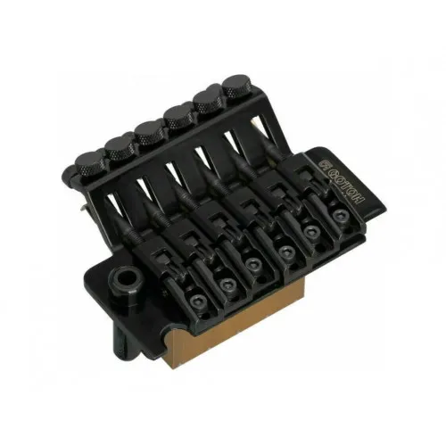 Gotoh GE1996T – 6-Strunové Floyd Rose Tremolo, Čierna