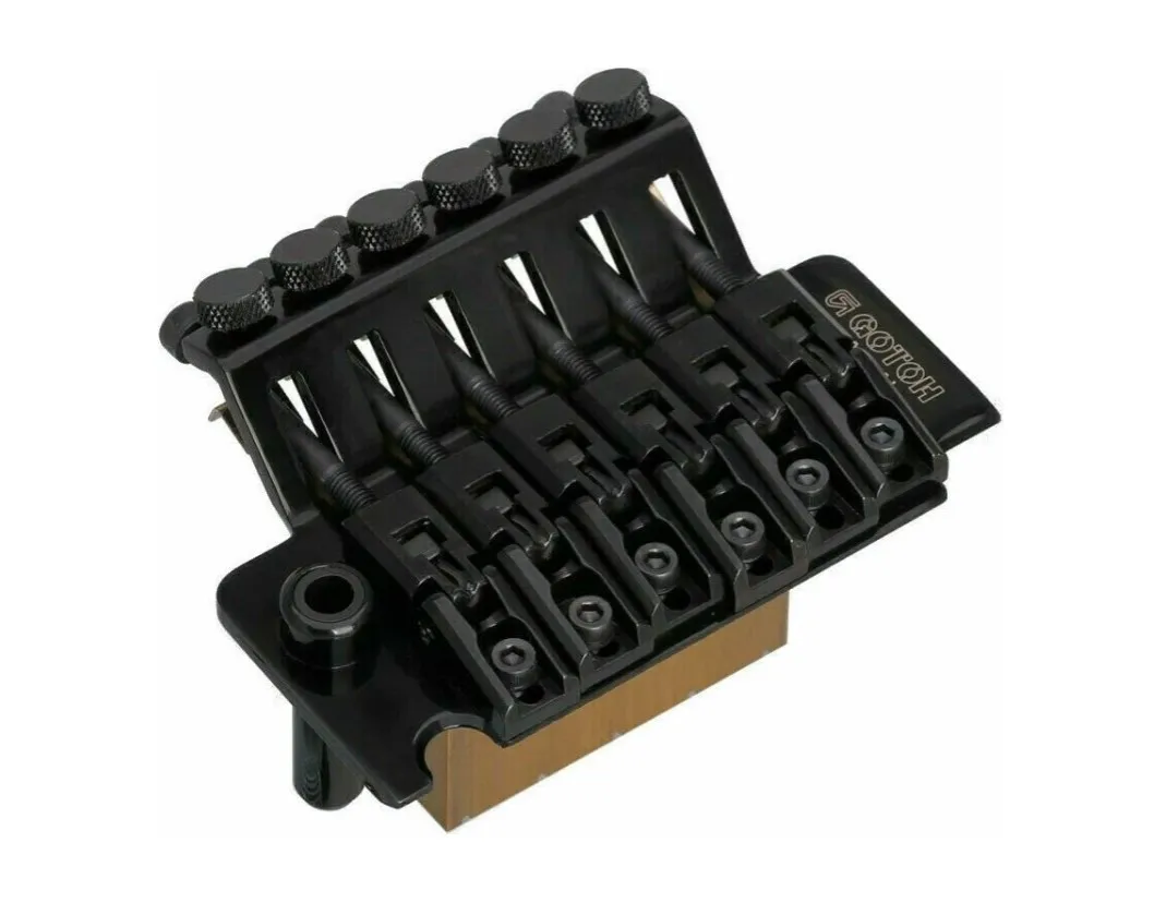 Gotoh GE1996T – 6-Strunové Floyd Rose Tremolo, Čierna