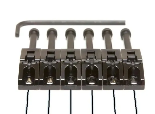 Ghost PN-0080-B6 Floyd Rose Saddles Set 6 String Black