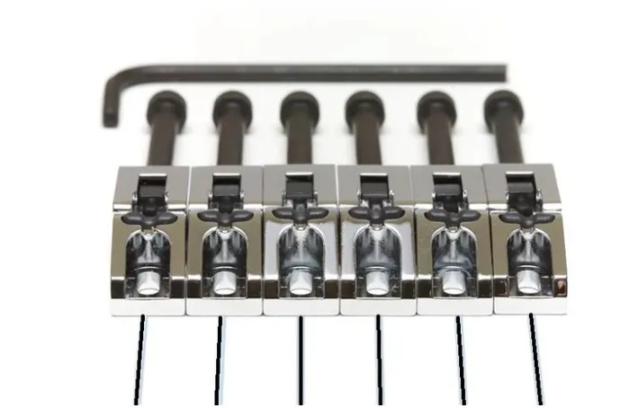 Ghost PN-0080-C6 Floyd Rose Saddles Set 6 String Chrome
