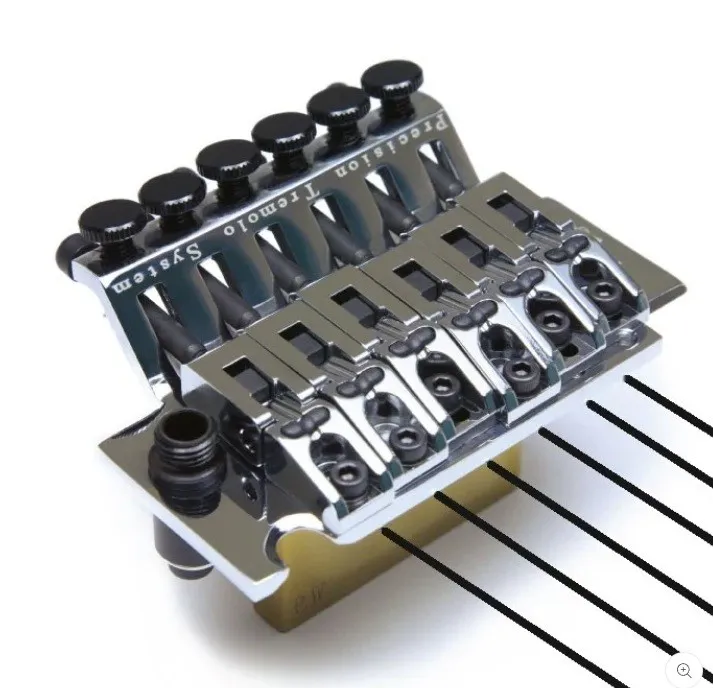GraphTech Ghost LB63 – 6-strunový piezo tremolo systém (Floyd Rose Style), Chrom