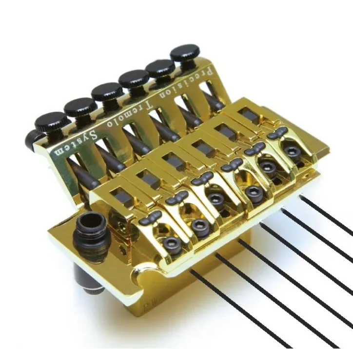 GraphTech Ghost LB63 – 6-strunový piezo tremolo systém (Floyd Rose Style), Zlatý