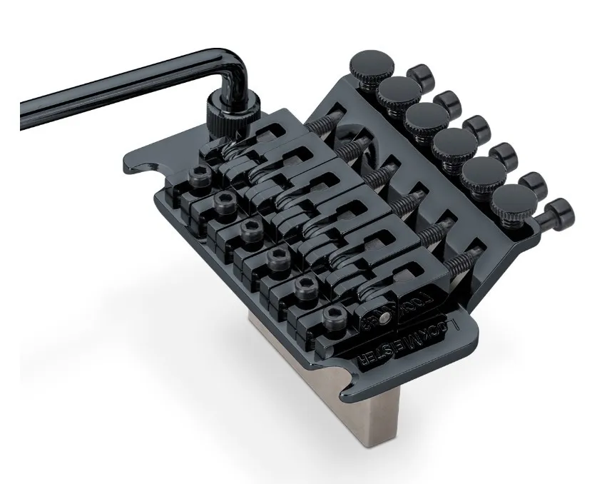 Schaller LockMeister 6 Tremolo Pre 6 Strunovú Elektrickú Gitaru Čierna Schaller LockMeister 6 Tremolo Pre 6 Strunovú Elektrickú Gitaru Čierna