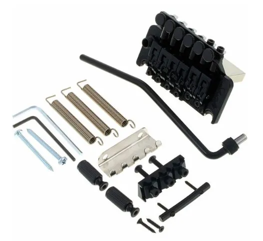 Schaller Tremolo Pre 6 Strunovú Elektrickú Gitaru Čierna Schaller Tremolo Pre 6 Strunovú Elektrickú Gitaru Čierna