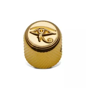 Gotoh VK-Art-01 Umelecký Kovový Gombík Potenciometra Oko Horus – Zlatý