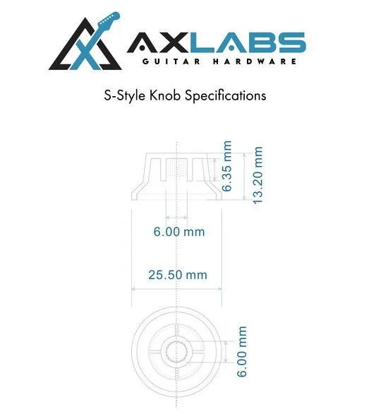 AxLabs Ovládacie Gombíky Strat-Style (3 ks) – Zelená AxLabs Ovládacie Gombíky Strat-Style (3 ks) – Zelená