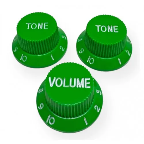 AxLabs Ovládacie Gombíky Strat-Style (3 ks) – Zelená