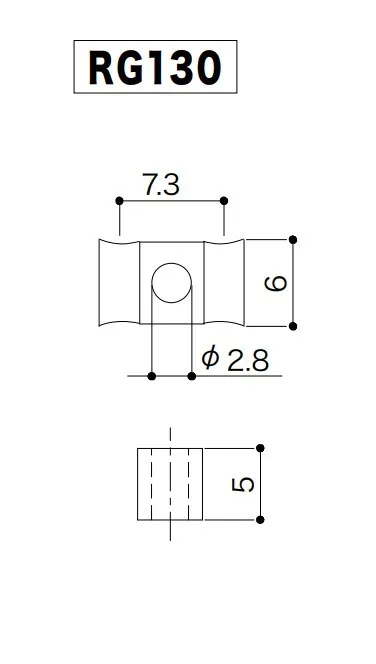 Gotoh RG130 Zrážač Strún pre Gitaru Chrom