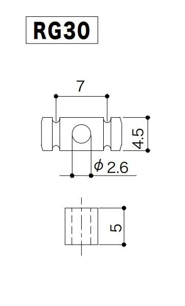 Gotoh RG30 Zrážač Strún pre Gitaru Cosmo-Black