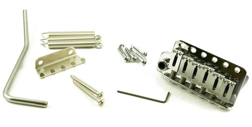 Gotoh 510T-FE2 L – 6-Strunové Tremolo pre Ľavákov typ Strat, Chróm