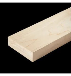 Kanadský javor – Drevo na Gitarový krk 2. trieda 750–720 × 220 × 28 mm