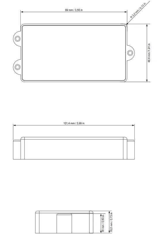 Delano MC4 FE Dual Coil Snímač pre 4-strunovú Basgitaru Čierna