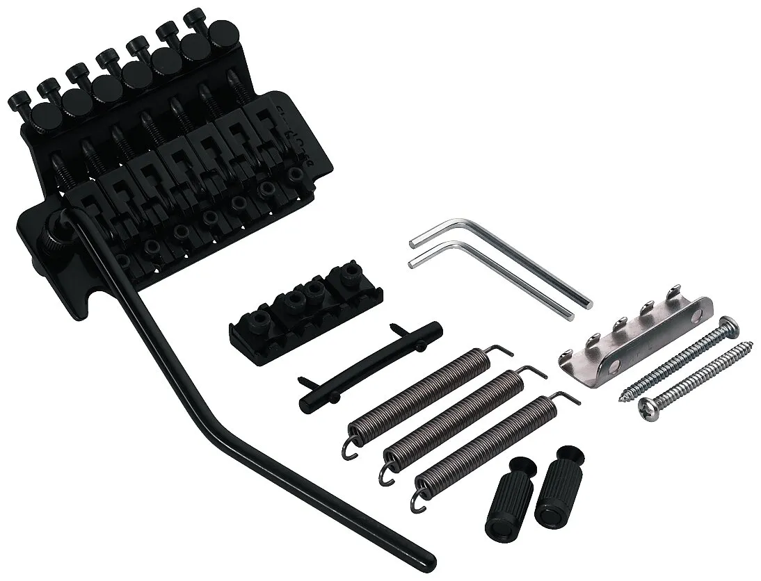 Floyd Rose FRTS200 Original tremolo systém pre 7-strunová gitaru – Čierna