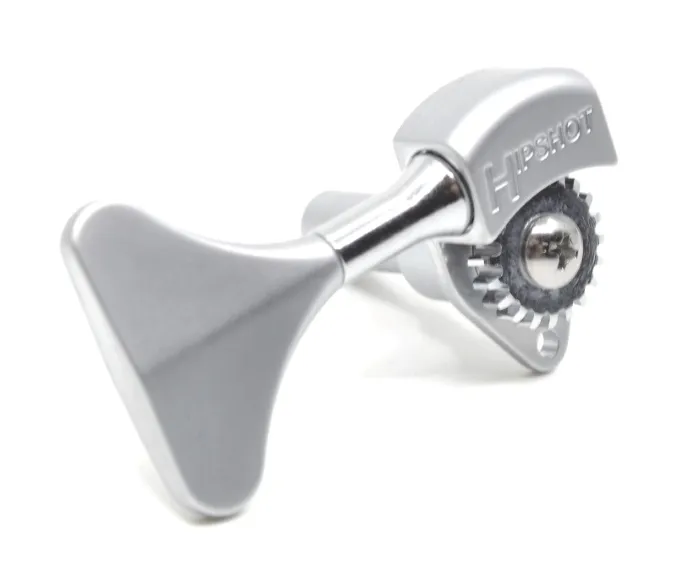 Hipshot Licensed Ultralite 3/8" Ladiaca mechanika pre Basgitaru Y-kľúč / Pravá strana / Chrom -saten