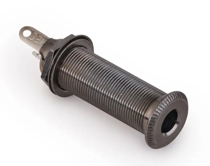 MEC M 50100 B Stereo barrel jack, Čierna