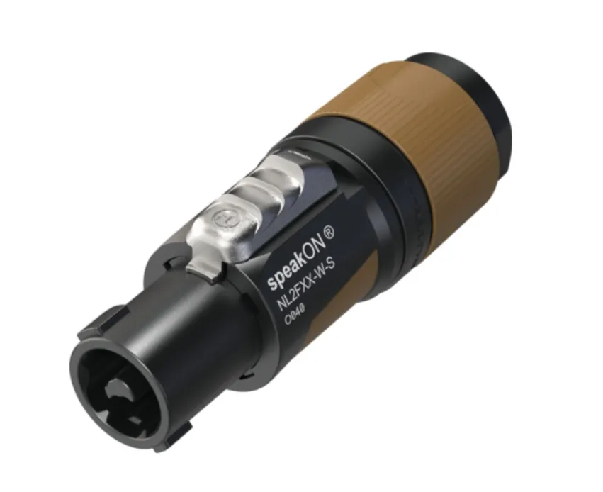 Neutrik NL2FXX-W-S – 2-pólový SpeakON Reproduktorový Konektor