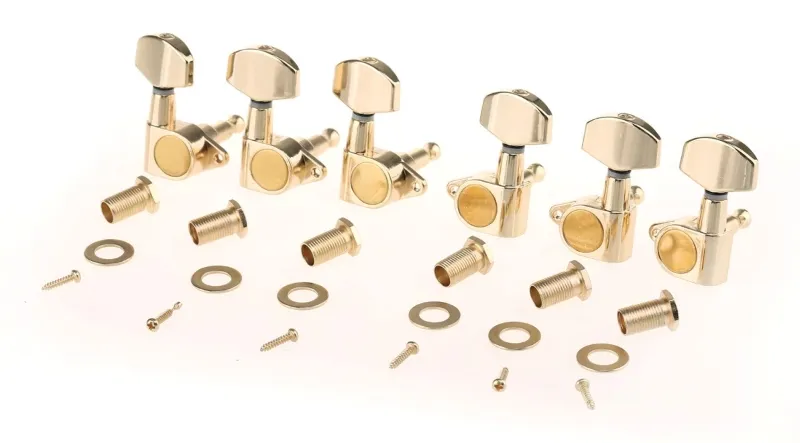 Partsland J101 Sada Ladiacich Mechanik Pre Elektrickú Gitaru 3L+3R Zlatá