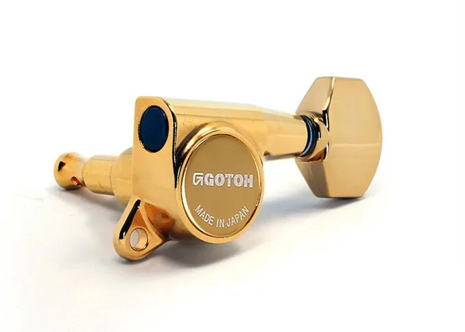 Gotoh SG381-07 Ladiaca Mechanika pre Gitaru Ľavá Strana Zlatá