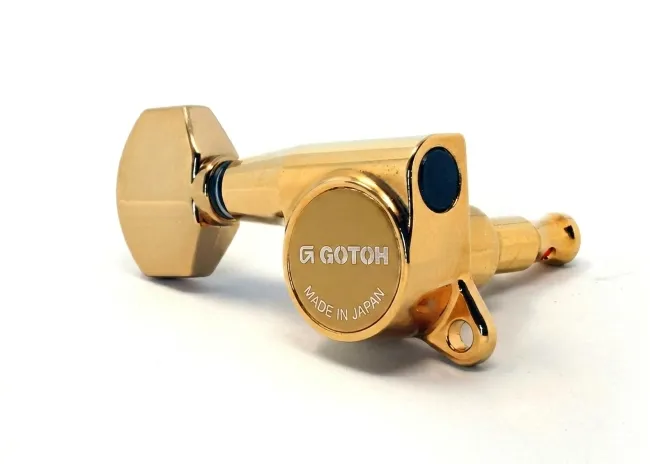 Gotoh SG381-07 Ladiaca Mechanika pre Gitaru Pravá Strana Zlatá