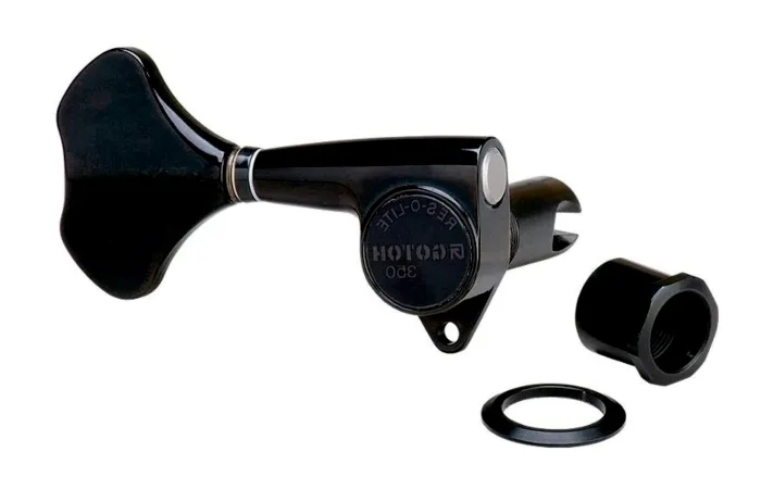 Gotoh GB350 Ladiaca Mechanika Pre Basgitaru Pravá Strana Čierna