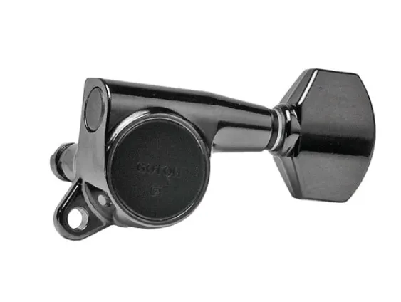 Gotoh SG381-07 MG Uzamykacia Ladiaca Mechanika pre Gitaru Ľavá Strana Struny E,A,D Cosmo-black
