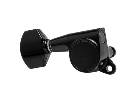 Gotoh SG381-07 MG Uzamykacia Ladiaca Mechanika pre Gitaru Pravá Strana Struny E,A,D Čierna