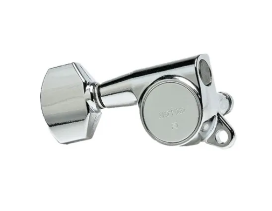 Gotoh SG381-07 MG Uzamykacia Ladiaca Mechanika pre Gitaru Pravá Strana Struny E,A,D Chrom