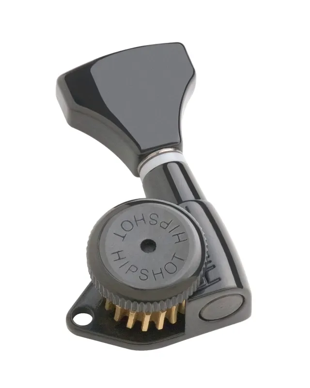 Hipshot 6GL0BT-21 Uzamykacia Mechanika pre Gitaru- Pravá strana – Čierna