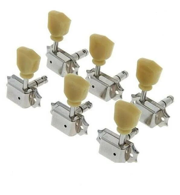 Gotoh SD90-SL MG – Uzamykateľné Vintage G-style mechaniky 3L+3R, Nikel